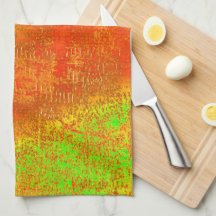 Rood tot limoen met groeven en gevilde verf