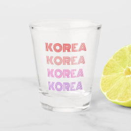 Rood tot Roze Korea Soju Shot Glas