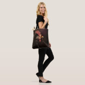 Rood Tote Bag (Op model)