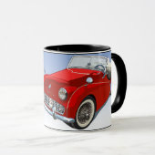 Rood TR3 Mok (Voorkant rechts)