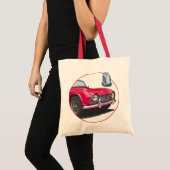 Rood TR4 Tote Bag (Voorkant (product))
