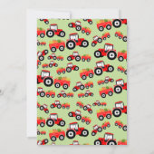 Rood tractor Truck Boerderij Producent Birthday Kaart (Achterkant)
