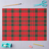 Rood Traditioneel Plaid Tartan Populair Collectie Tissuepapier (Craft)