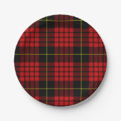 Rood trarappapier Borden Papieren Bordje (Voorkant)