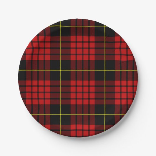 Rood trarappapier Borden Papieren Bordje (Voorkant)