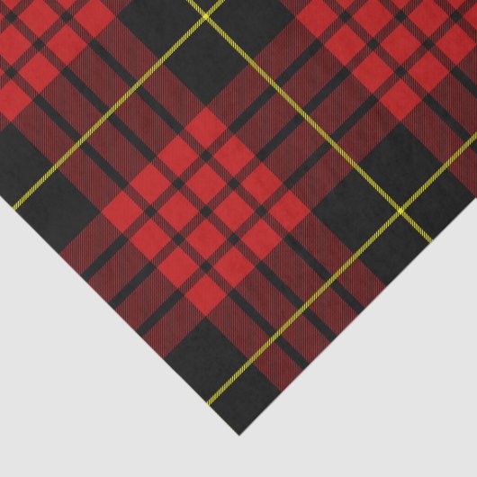 Rood trartanetestpapier tissuepapier (Detail)