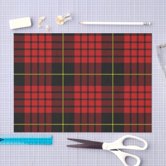 Rood trartanetestpapier tissuepapier (Craft)