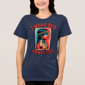 ROOD Tri-Blend SHIRT (Voorkant)