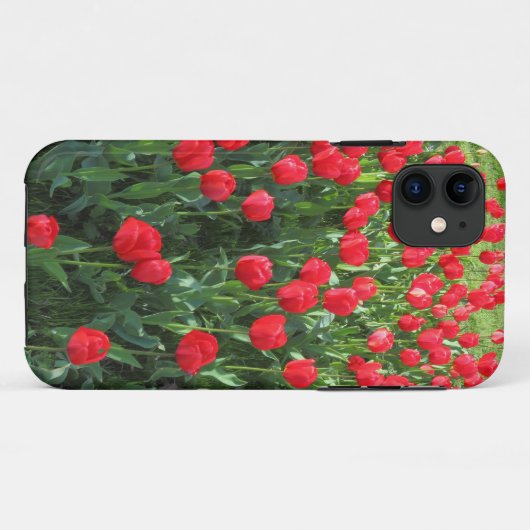 Rood Tulpen 01 Case-Mate iPhone Case (Achterkant (horizontaal))