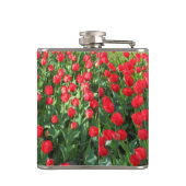 Rood Tulpen 01 Heupfles (Achterkant)