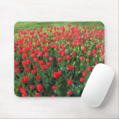 Rood Tulpen 01 Muismat (Met muis)