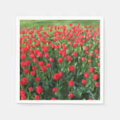 Rood Tulpen 01 Servet (Voorkant)