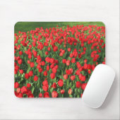 Rood Tulpen 02 Muismat (Met muis)