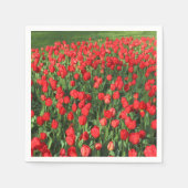 Rood Tulpen 02 Servetten (Voorkant)