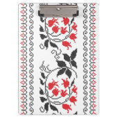 Rood tulppatroon klembord (Voorkant)