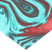 Rood-Turquoise Fractal Medium Tafelloper (Hoek)