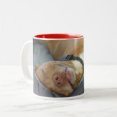 Rood Tweekleurige Koffiemok (Voorkant links)