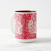 Rood Tweekleurige Koffiemok (Voorkant links)