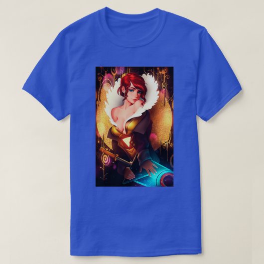 Rood uit transistor t-shirt (Design voorkant)