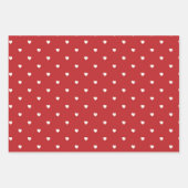 Rood Valentijn XOXO inpakpapier Vel (Voorkant 3)