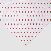 Rood Valentijnsdag hartweefsel papier (Detail)