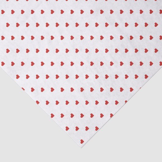 Rood Valentijnsdag hartweefsel papier (Detail)
