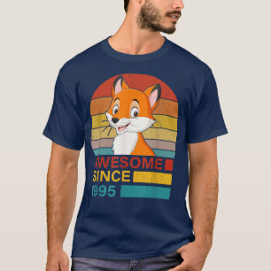 Rood van 1995 Birthday Funny Red van Retro Su T-shirt