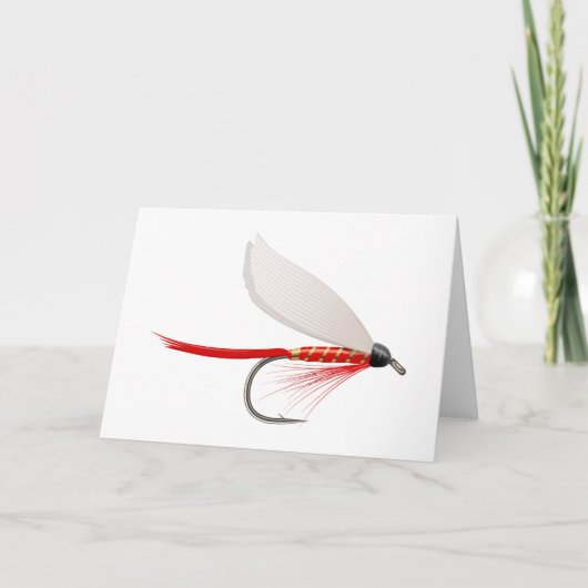 Rood van de Vlieg van de visserij het Droge Kaart (Voorkant)