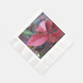 Rood van herfst servet (Hoek)