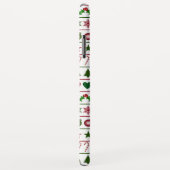 Rood van het Patroon van de Motieven van Kerstmis Case-Mate iPhone Case (Achterkant/rechts)