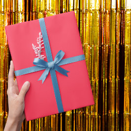 Rood, vaste kleur cadeaupapier