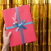 Rood, vaste kleur cadeaupapier