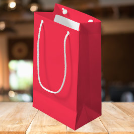 Rood, vaste kleur klein cadeauzakje