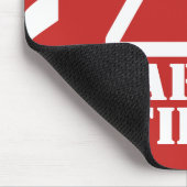 Rood veiligheid eerst muismat (Hoek)