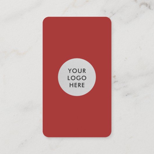 Rood verbind met ons QR-code Visitekaartje (Achterkant)