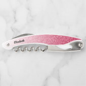 Rood verloop Glitter Kurkentrekker (Achterkant)