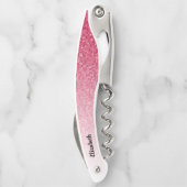 Rood verloop Glitter Kurkentrekker (Achterkant)