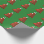 Rood verpakkingspapier cadeaupapier (Hoek)