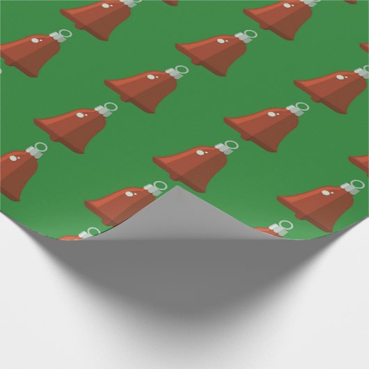 Rood verpakkingspapier cadeaupapier (Hoek)