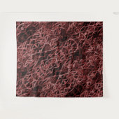 Rood verstrengeld netwerk van landelijke en verwar wandkleed (Voorkant (horizontaal))