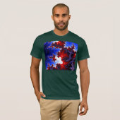 Rood versus Blauwe T-Hemden T-shirt (Voorkant volledig)