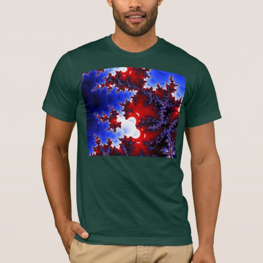 Rood versus Blauwe T-Hemden T-shirt (Voorkant)