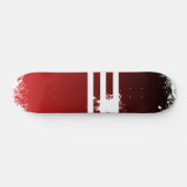 rood vervagen naar zwart skateboard (Horizontaal)
