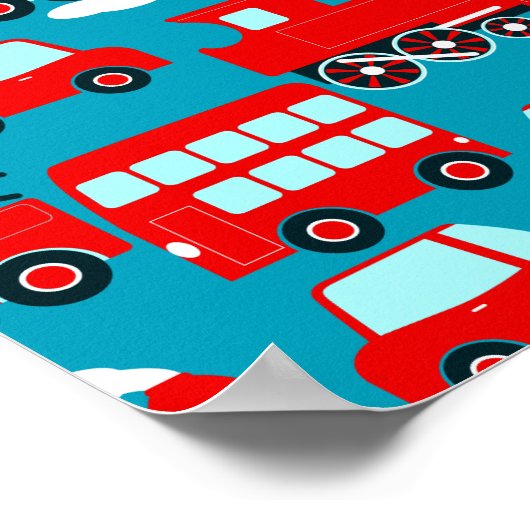 Rood vervoer poster (Hoek)