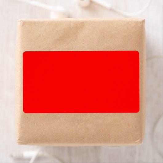 Rood verzendlabel (Insitu)