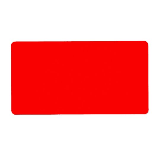 Rood verzendlabel (Voorkant)