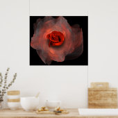 Rood vet nat poster (Keuken)