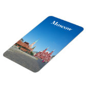 Rood vierkant. Moskou Magneet (Linkerzijde)