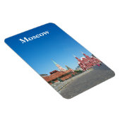 Rood vierkant. Moskou Magneet (Rechterzijde)
