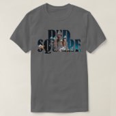 ROOD VIERKANT T-SHIRT (Design voorkant)